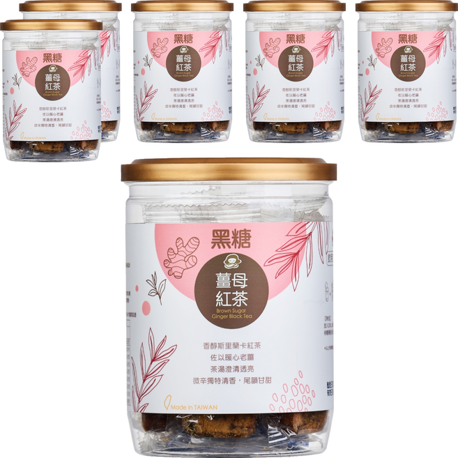蜜思朵 黑糖薑母紅茶, 17g, 12入, 6罐