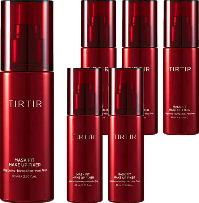 TIRTIR 台灣公司貨 高效持久定妝噴霧, 6個, 80ml