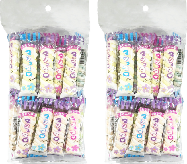 Sucere 彩色轉轉棉花糖, 2個, 225g