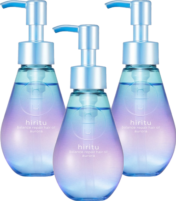 hiritu 極光閃耀髮油, 3個, 98ml