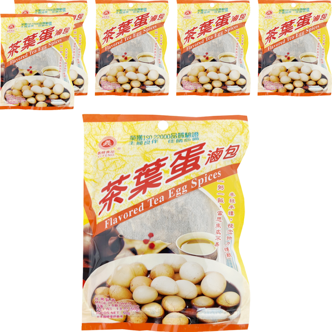 義峰食品 茶葉蛋魯包, 6個, 50g