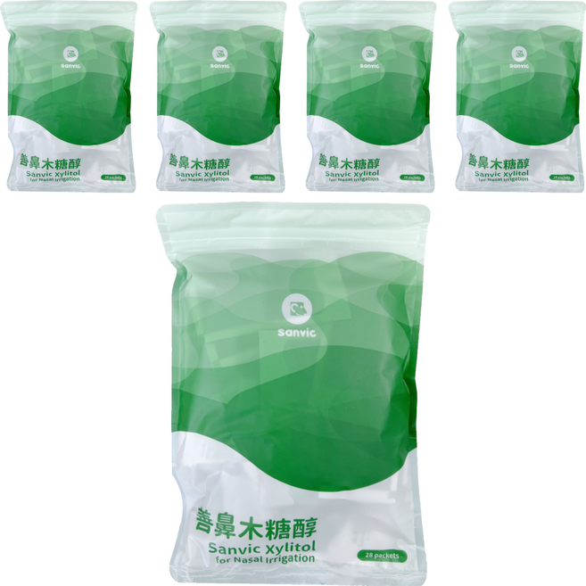 sanvic 善維 善鼻 醫療級洗鼻專用木糖醇 NX03 10g 28個裝, 5個