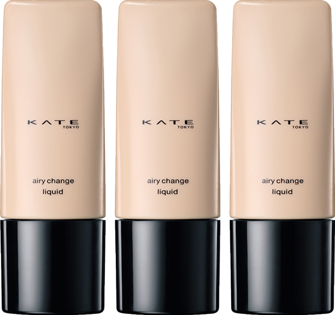 KATE 凱婷 極輕感持久粉底液 25ml, 00, 3個