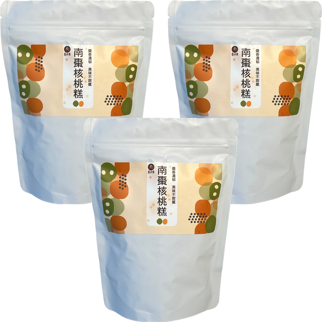 夏綠果 南棗核桃糕, 200g, 3包