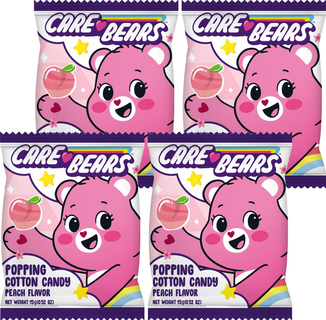 AMANDIER 雅蒙蒂 Care bears跳跳棉花糖 蜜桃風味, 15g, 4個