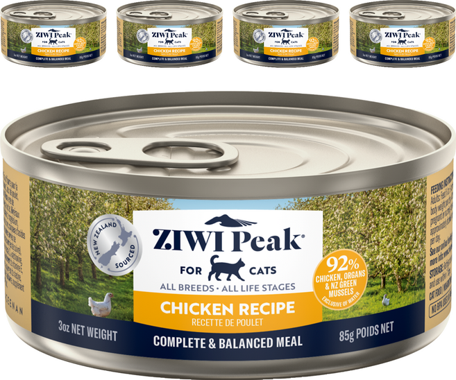 ZIWI Peak 滋益巔峰 貓用主食罐, 雞肉, 85g, 5個