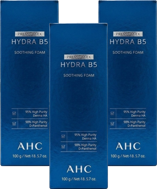 AHC 瞬效淨膚B5微導潔顏乳, 3個, 180ml