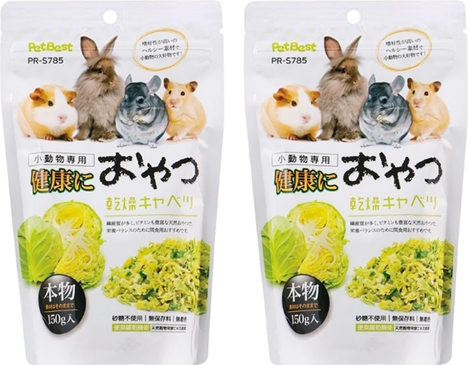 PetBest 陽光滋味 乾燥甘藍菜, 150g, 2包