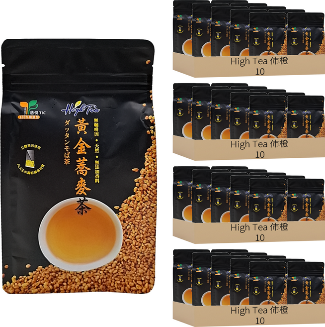 High Tea 伂橙 黃金蕎麥茶, 6g, 15包, 40袋