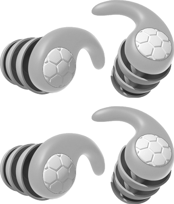 隔音防噪耳塞 灰色, 2個, 1雙