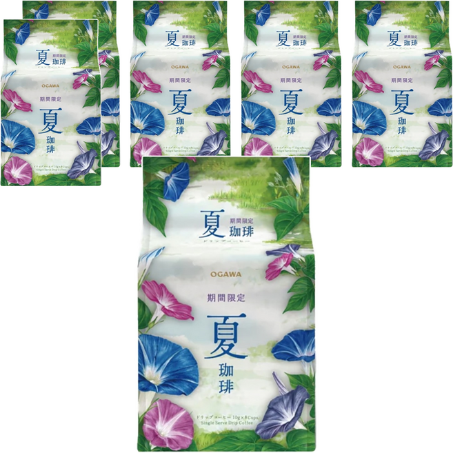 OGAWA 小川珈琲 夏咖啡 濾掛式, 10g, 6套, 8個裝