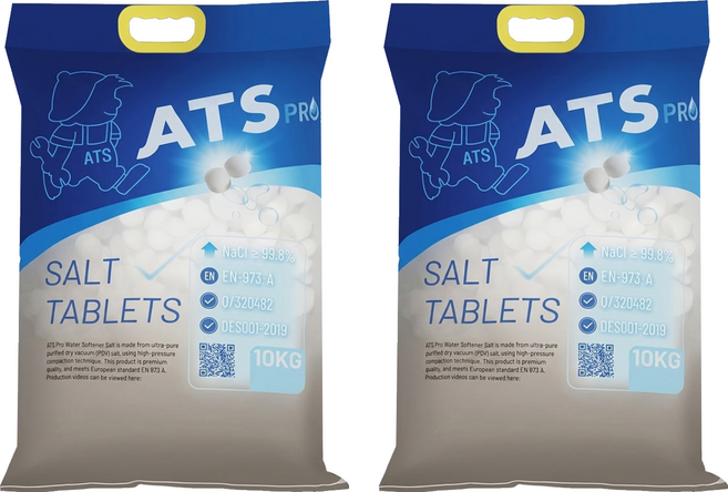 ATS 軟水機專用鹽錠, 藍色, 2個
