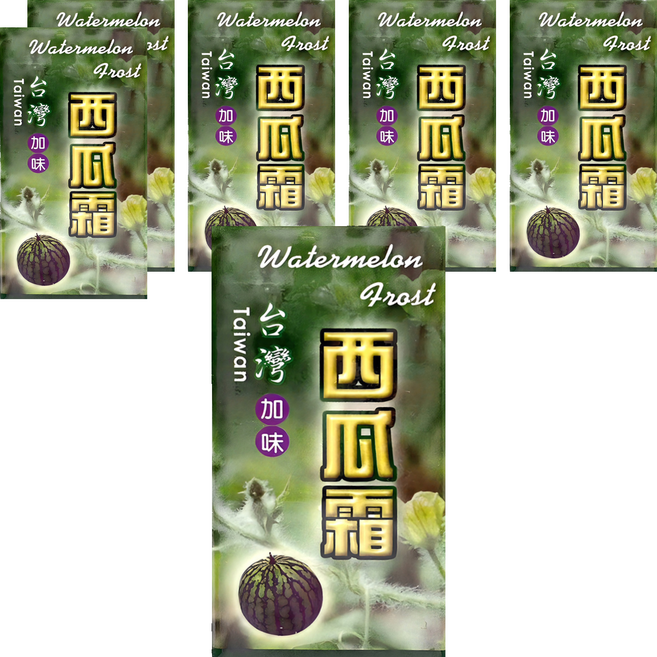 台灣加味 西瓜霜, 6個, 5g