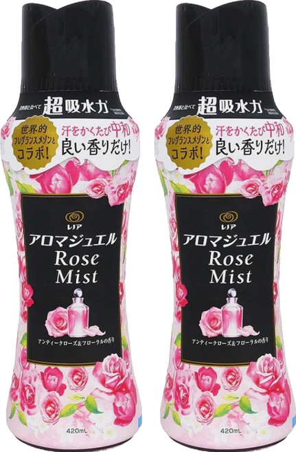 Lenor 蘭諾 衣物芳香豆 神秘玫瑰香, 2個, 420ml