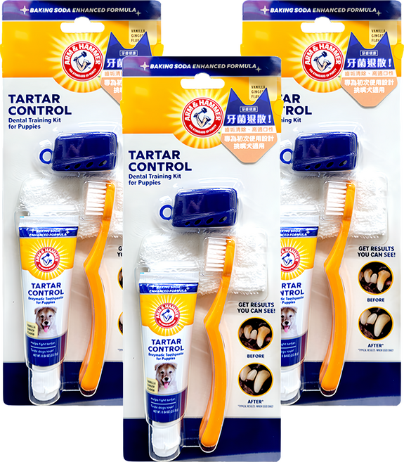 ARM&HAMMER 犬用潔牙訓練套組, 24g, 3組