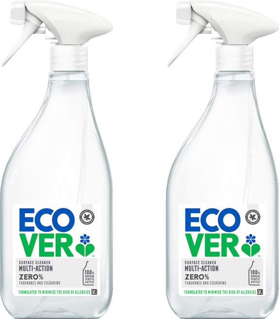 ECOVER 宜珂 廚房及各式表面清潔劑 無添加, 2個, 500ml