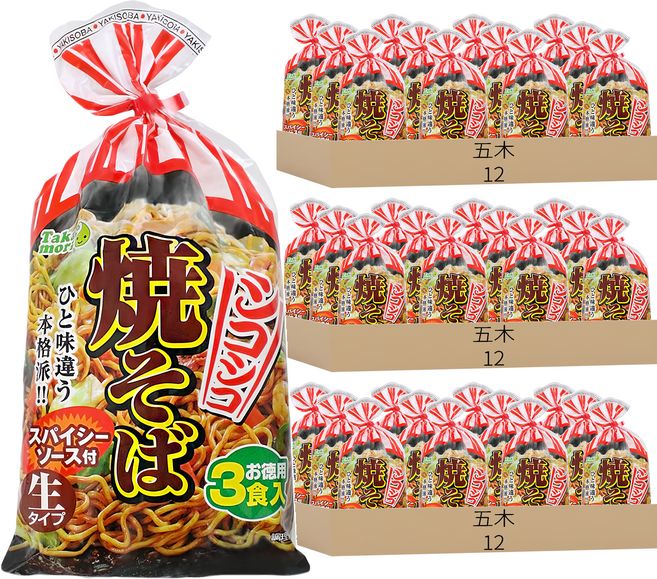 Taka mori 高森 日式炒麵3件組 474g, 108入