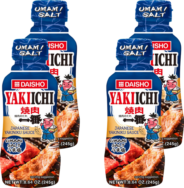 DAISHO 大逸昌 YAKIICHI 燒肉一番 鹽味烤肉醬, 245g, 4個