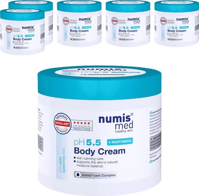 numis med 樂美思 pH5.5身體乳霜, 400ml, 6罐
