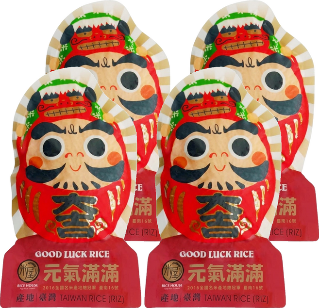 RICE HOUSE 米屋 元氣滿滿米粒, 150g, 4個, 一級