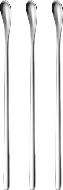 FANCY LIFE 不鏽鋼咖啡攪拌勺 22cm, 銀色, 3支