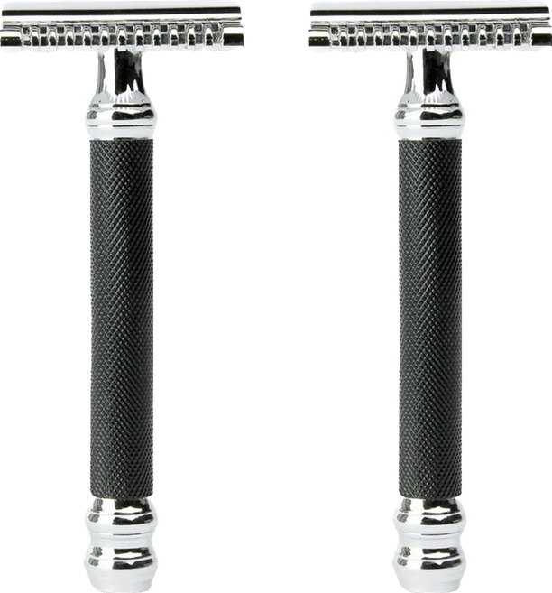 parker 26C 雙面安全手動刮鬍刀 不含刮鬍刀片, 2個, 1個裝
