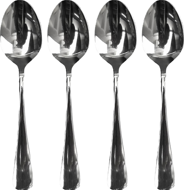 HAEMO 不鏽鋼尼諾餐具, 4個, 銀色