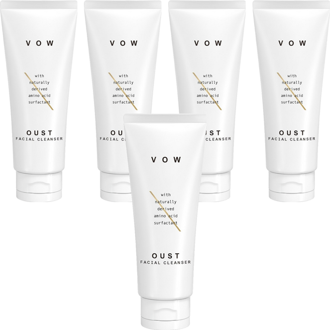 VOW 純粹保濕胺基酸洗面乳, 5條, 100ml
