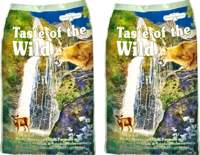 Taste of the Wild 海陸饗宴 全齡貓 貓糧 洛磯山鹿肉鮭魚 原廠公司貨, 2.27kg, 2袋, 鹿肉 + 鮭魚