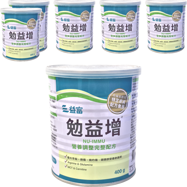 益富 勉益增, 400g, 6罐