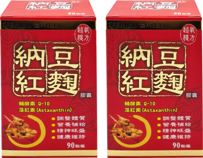 FEBICO 遠東生技 複方納豆紅麴膠囊