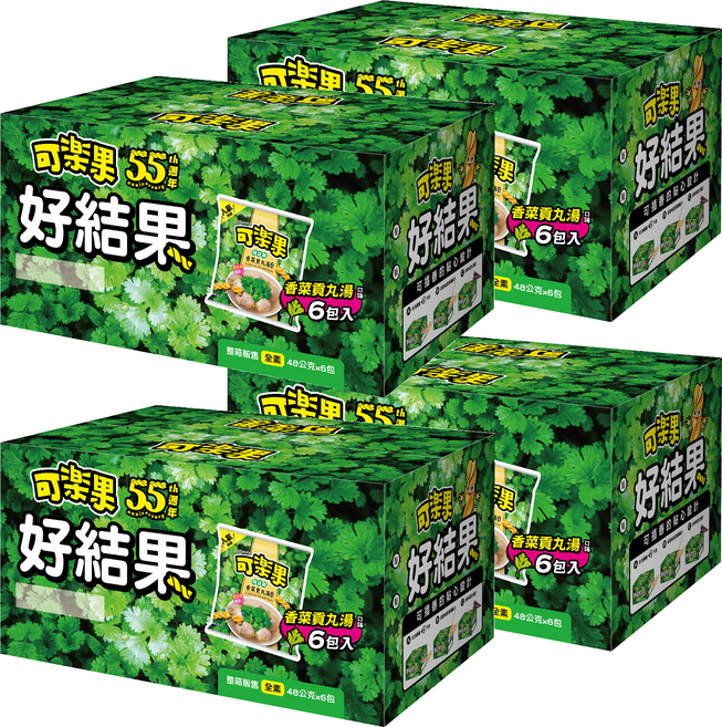可樂果 香菜貢丸拜拜箱6件組, 288g, 4箱