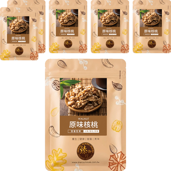 臻御行 原味核桃, 200g, 6個