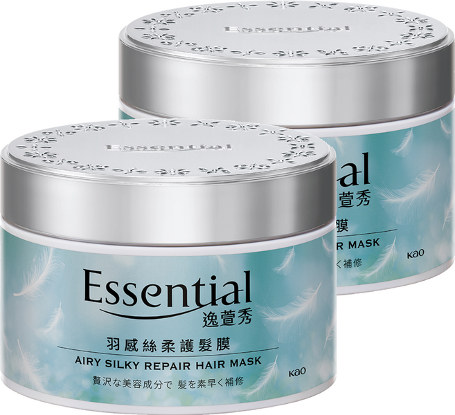 Essential 逸萱秀 羽感絲柔護髮膜, 180g, 2個