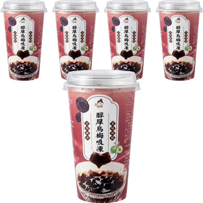 烏嬤嬤 醇厚烏梅吸凍, 255g, 5個