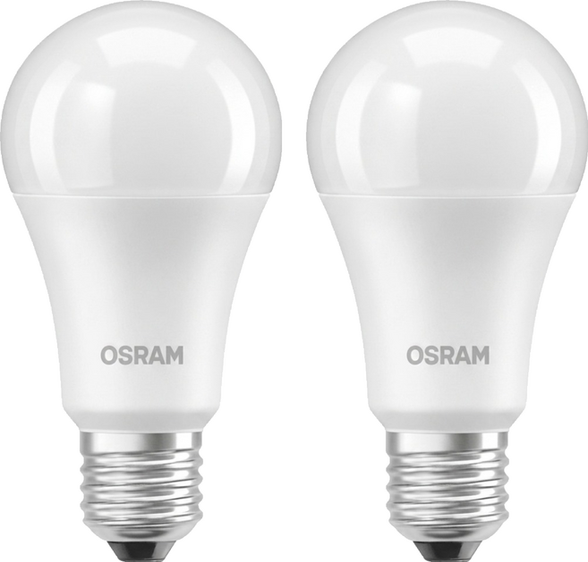 OSRAM 歐司朗 超廣角 LED 燈泡 G6 14W E27, 自然光 4000K, 2個