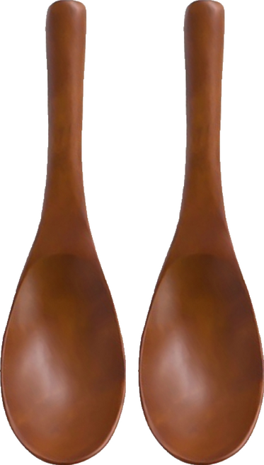 NICOTT 木製麥片匙, 木頭色, 2支