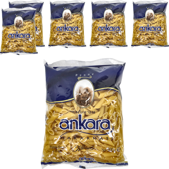Nuh'un Ankara 義大利麵 筆尖麵, 500g, 6包