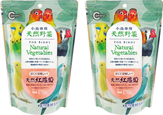 Canary 田園舒食鳥用 紅蘿蔔 B-S760, 170g, 2包