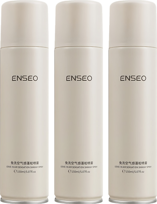 ENSEO 免洗蓬鬆噴霧 白瓶, 150ml, 3瓶