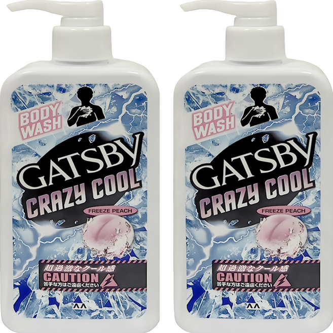 GATSBy 魔法激凍沐浴露 冰涼蜜桃, 250ml, 2瓶