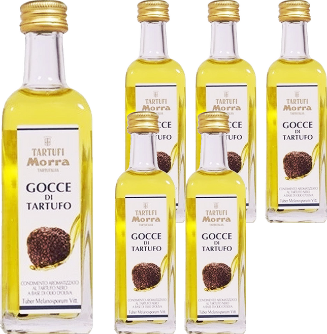 TARTUFI Morra 阿爾巴松露世家 黑松露橄欖油, 55ml, 6瓶