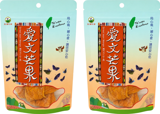 紅藜之家 愛文芒果, 2個, 60g