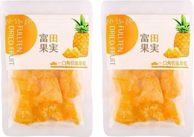 FULL TEN 富田 鳳梨干, 2個, 65g