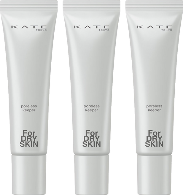 KATE 凱婷 毛孔神隱妝前乳 乾性肌 台灣公司貨 25g, 3個, 亮粉色