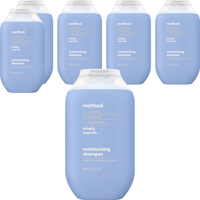 method 美則 感官洗髮乳 就是滋潤, 6件, 100ml