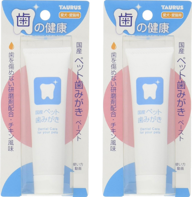 TAURUS 寵物牙膏, 2條, 38g