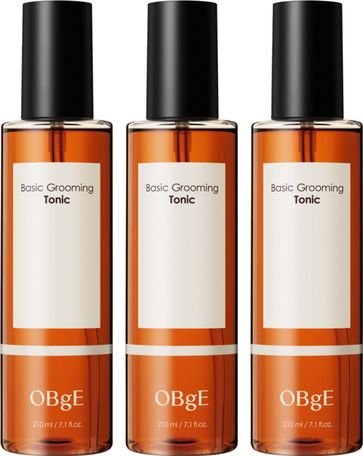 OBgE 台灣公司貨 百變造型基礎護髮營養油, 3個, 210ml