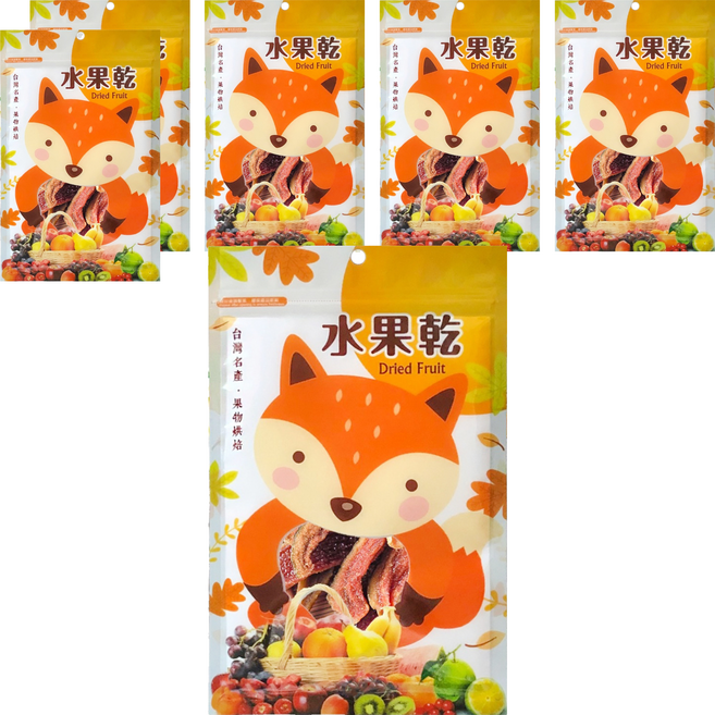 Sweet Garden 甜園 紅心芭樂乾, 120g, 6個