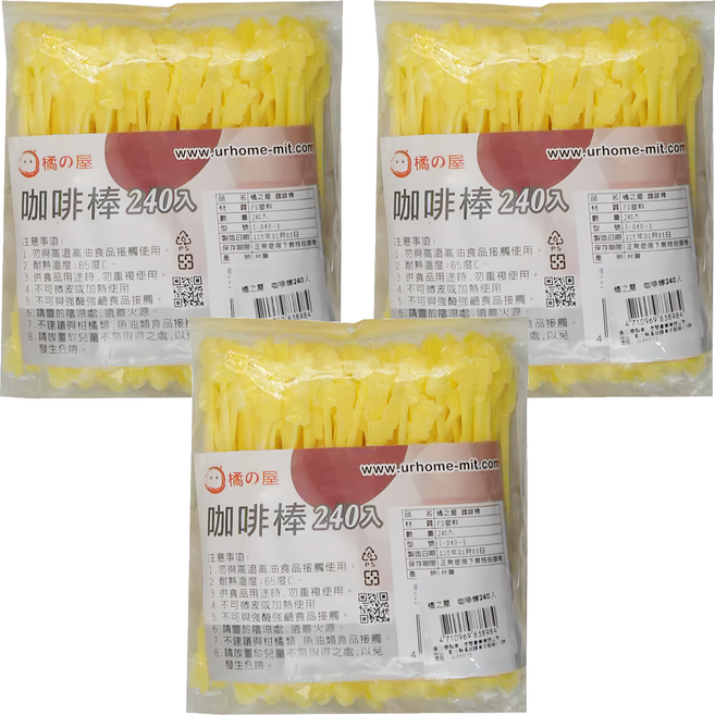 MIKA HOUSE 橘之屋 咖啡棒, 240入, 3包